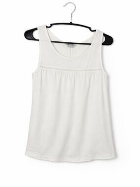 Boden Cream Sleeveless Blouse Size US 8 UK 12 Lightweight Summer Top